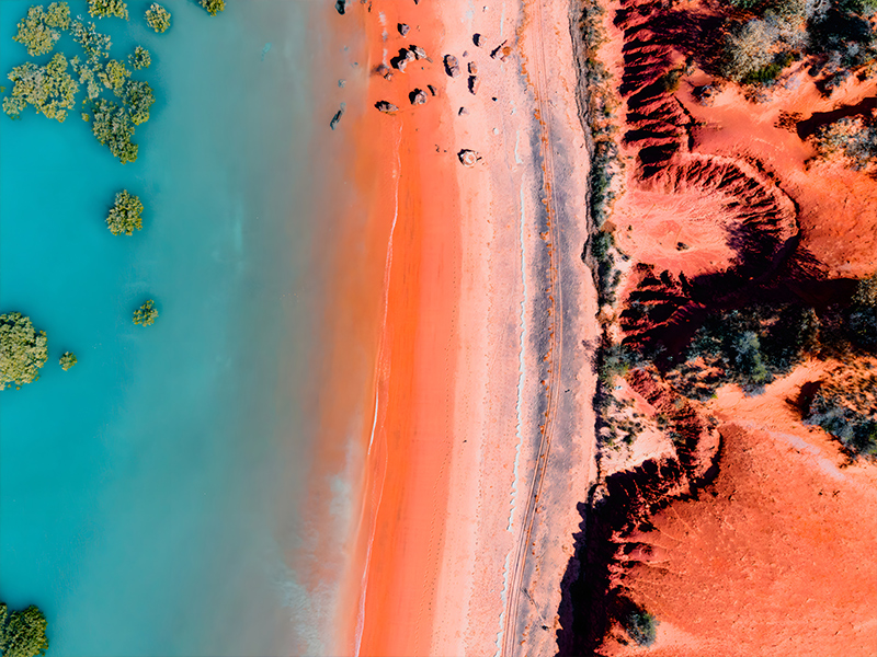 The red sand in Kimberley