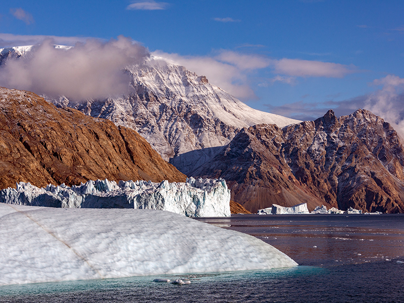 Scoresbysund fjord, Greenland.