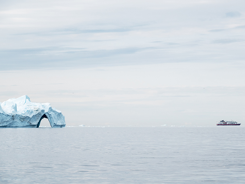 Illulissat fjord, one of the northernmost UNESCO World Heritage Sites - Image courtesy of HX Expeditions.