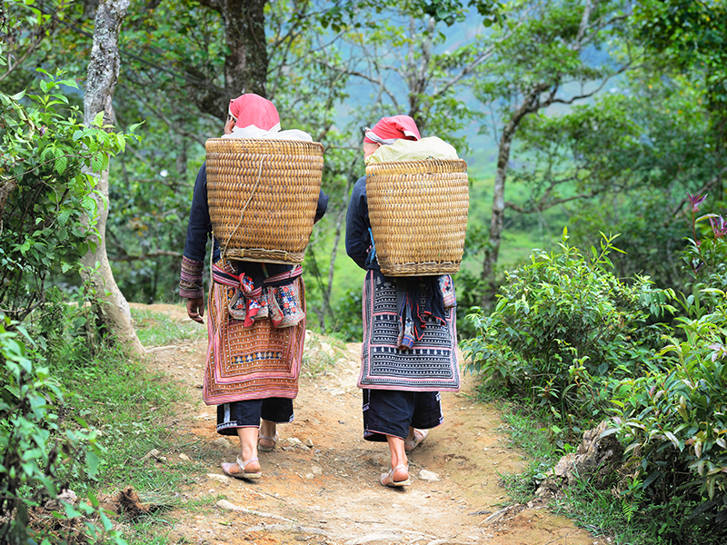 Local women in Sapa, Vietnam