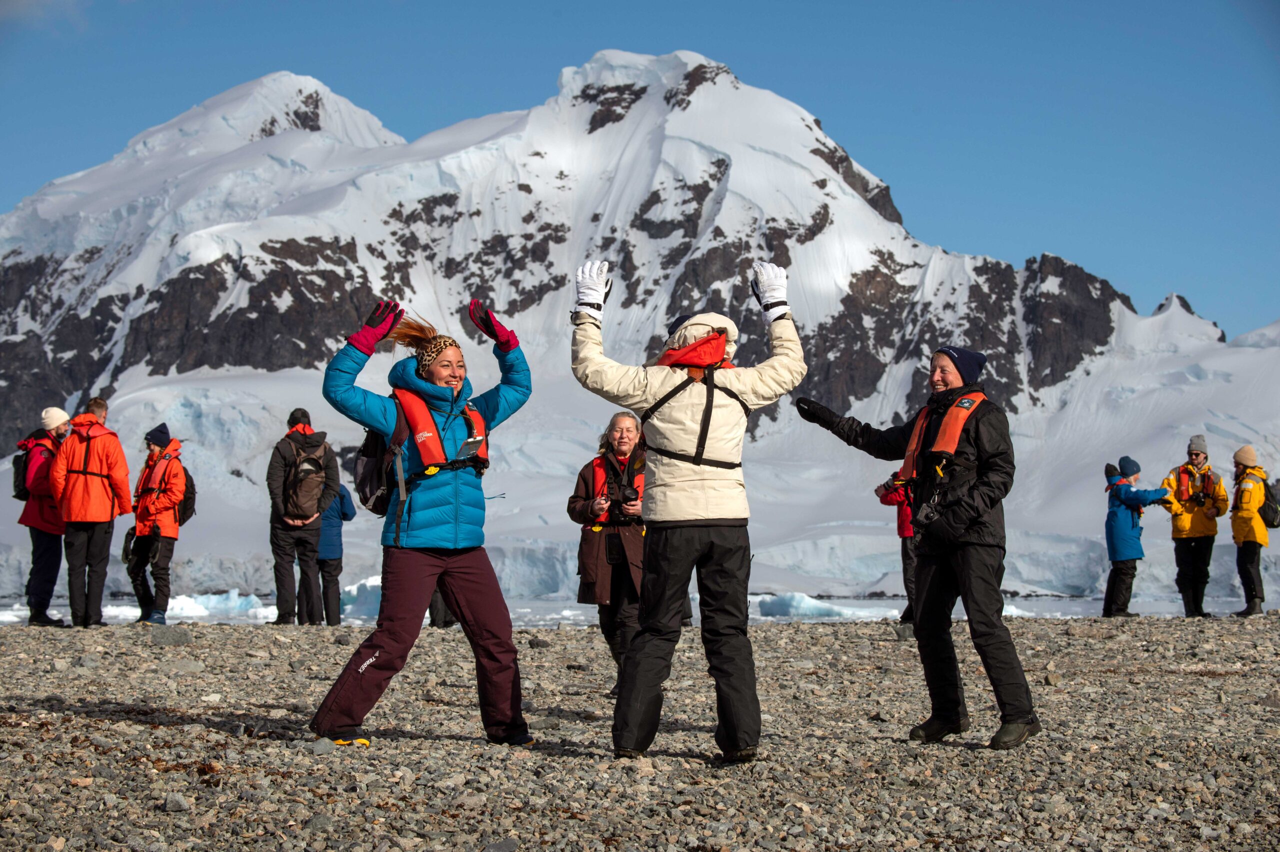 Exploration cruise guests enjoying enrichment experiences