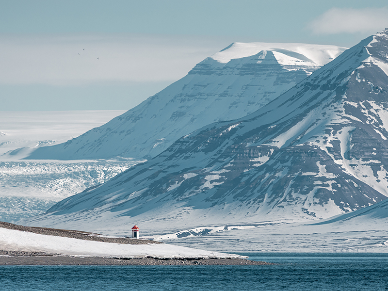 A lighthouse in Svalbard