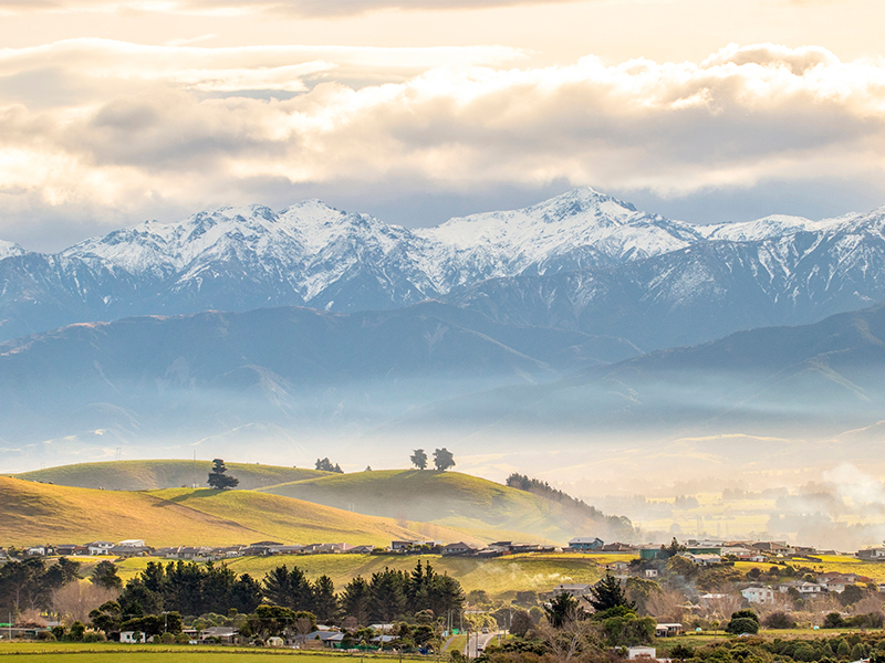 Sunset in Kaikoura