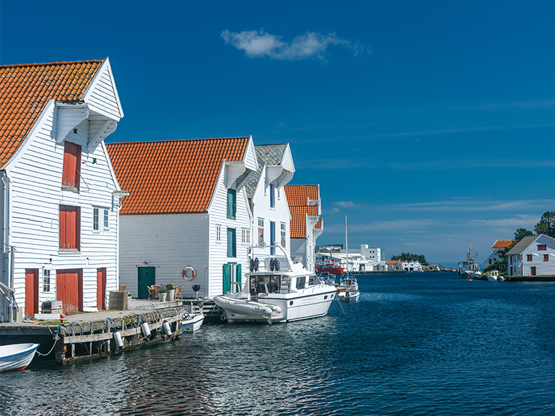 Skudeneshavn village in Norway 
