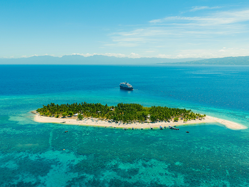 View of Cuatro Islands
