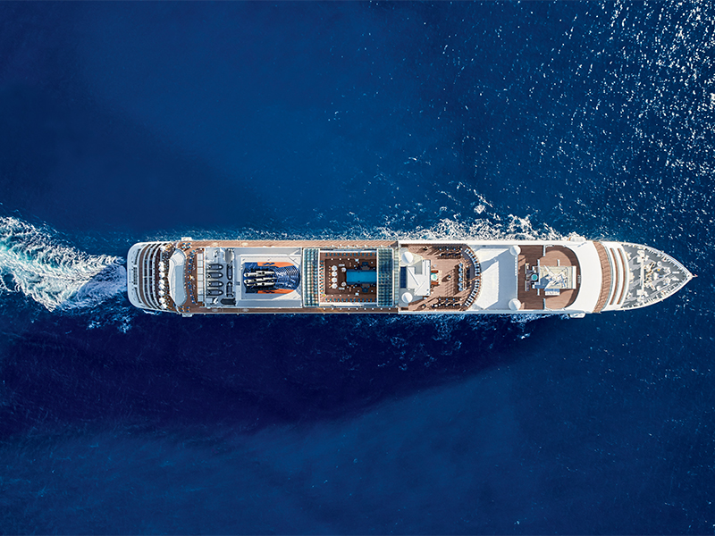 Top deck view of EUROPA 2