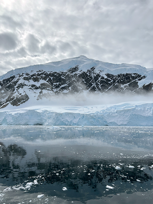 Laura's photograph in the Neko Harbour