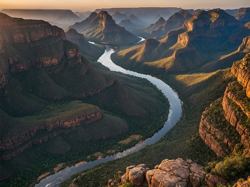 Blyde River Canyon, located in South Africa’s Mpumalanga province