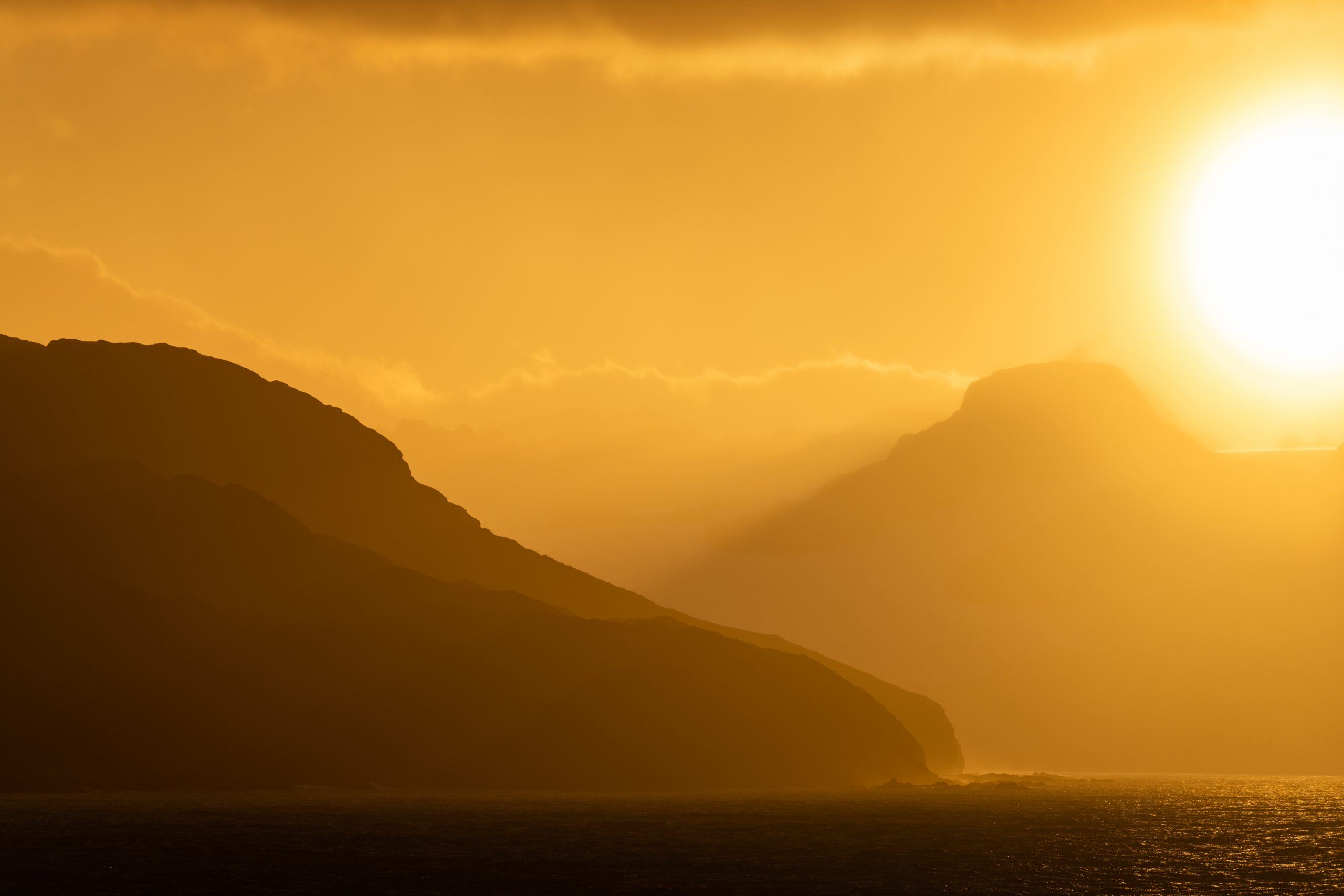 Another gorgeous Antarctic sunset aboard Le Charcot